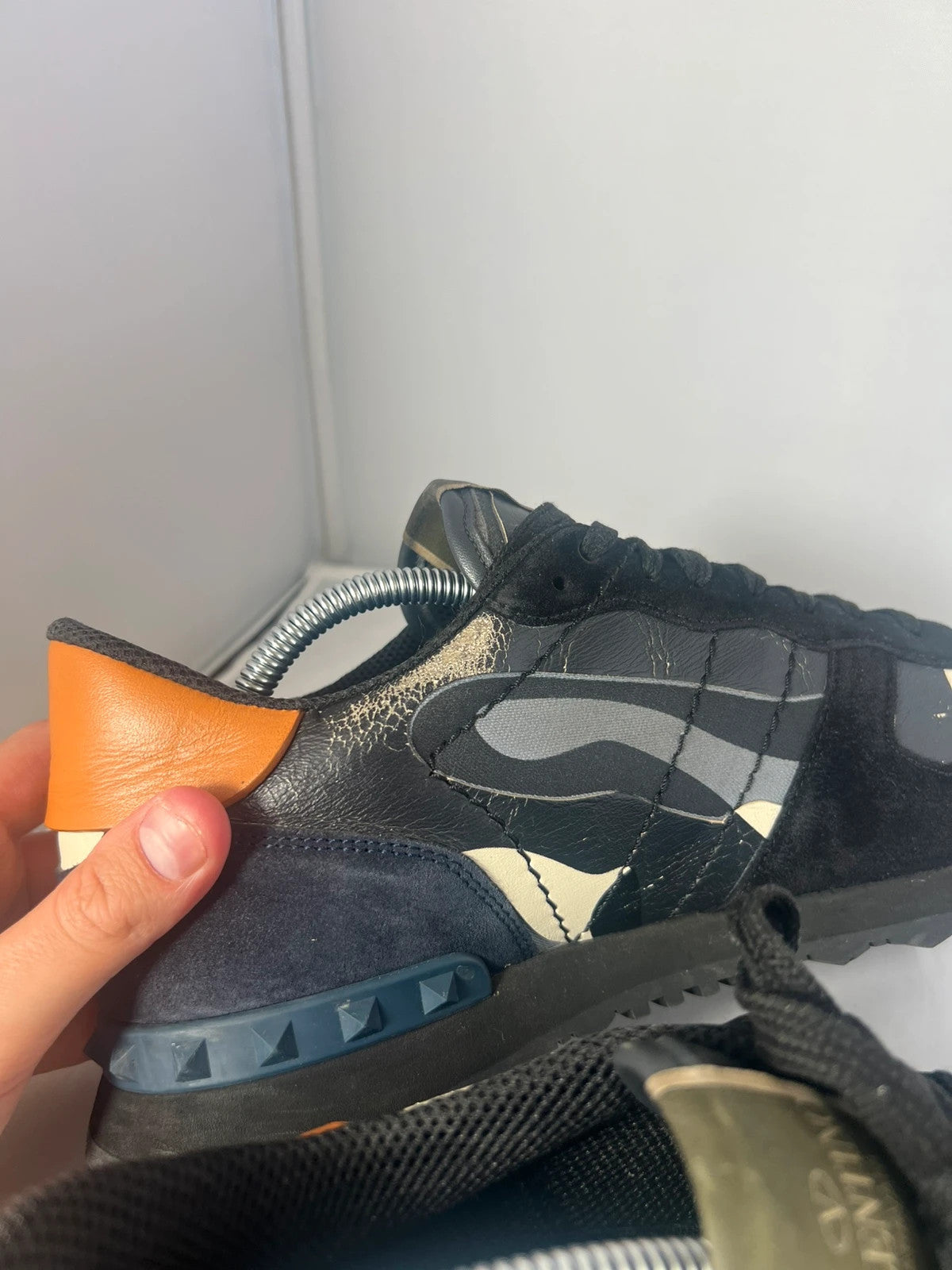 Valentino Black Camo Rockrunner Trainer EU43 UK9