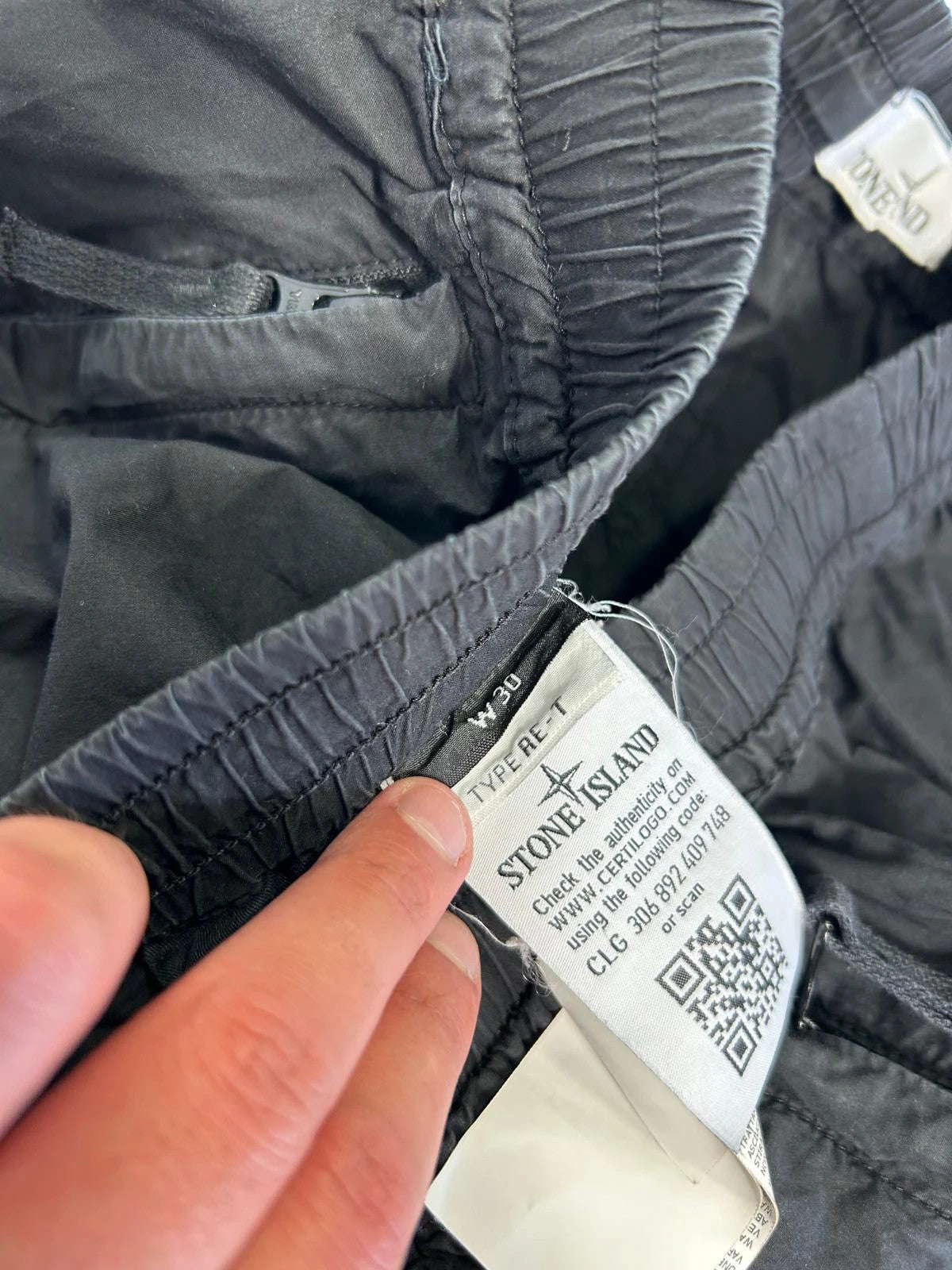 Stone Island Type RE-T Cargos Black 30W