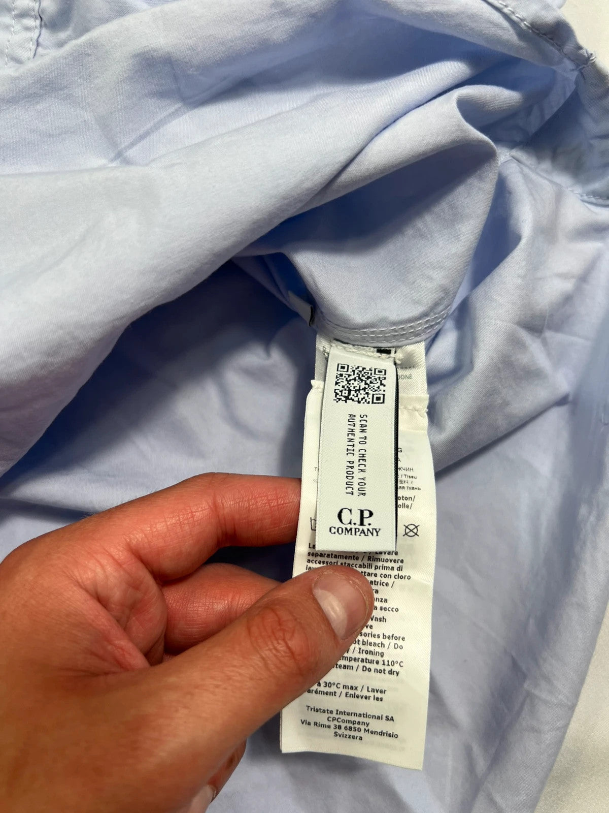 CP Company Baby Blue Overshirt Jacket
