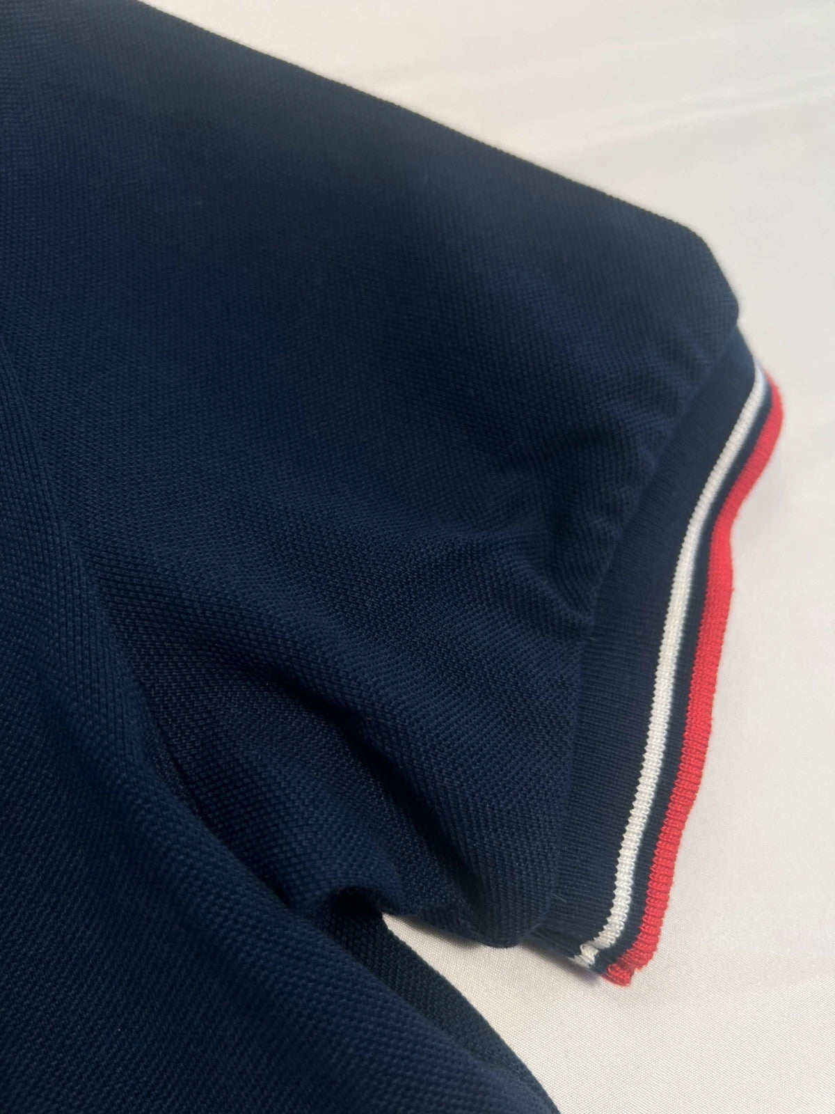 Prada Pique Polo Navy