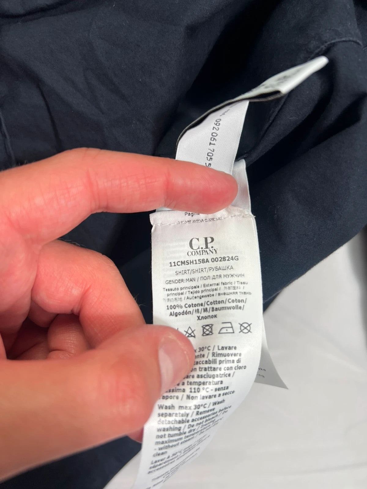 CP Company Dark Navy Overshirt