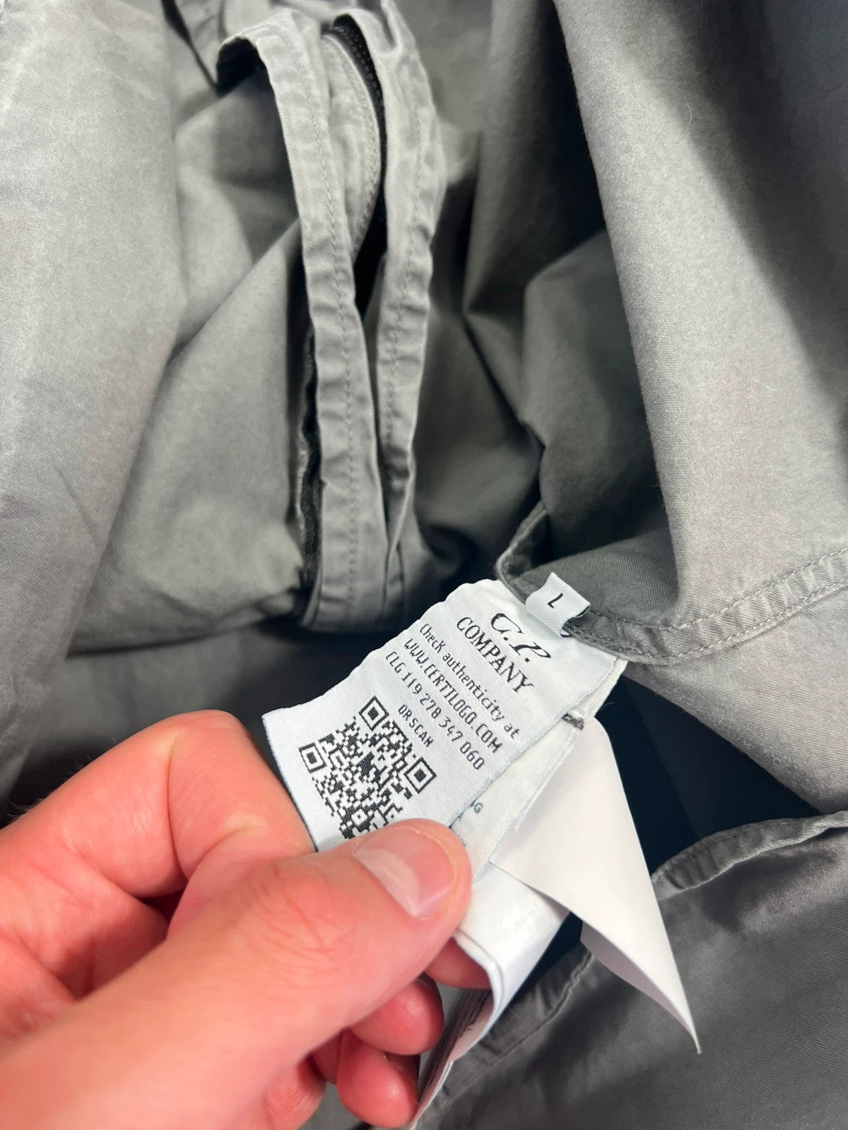 CP Company Graphite Grey Overshirt Jacket