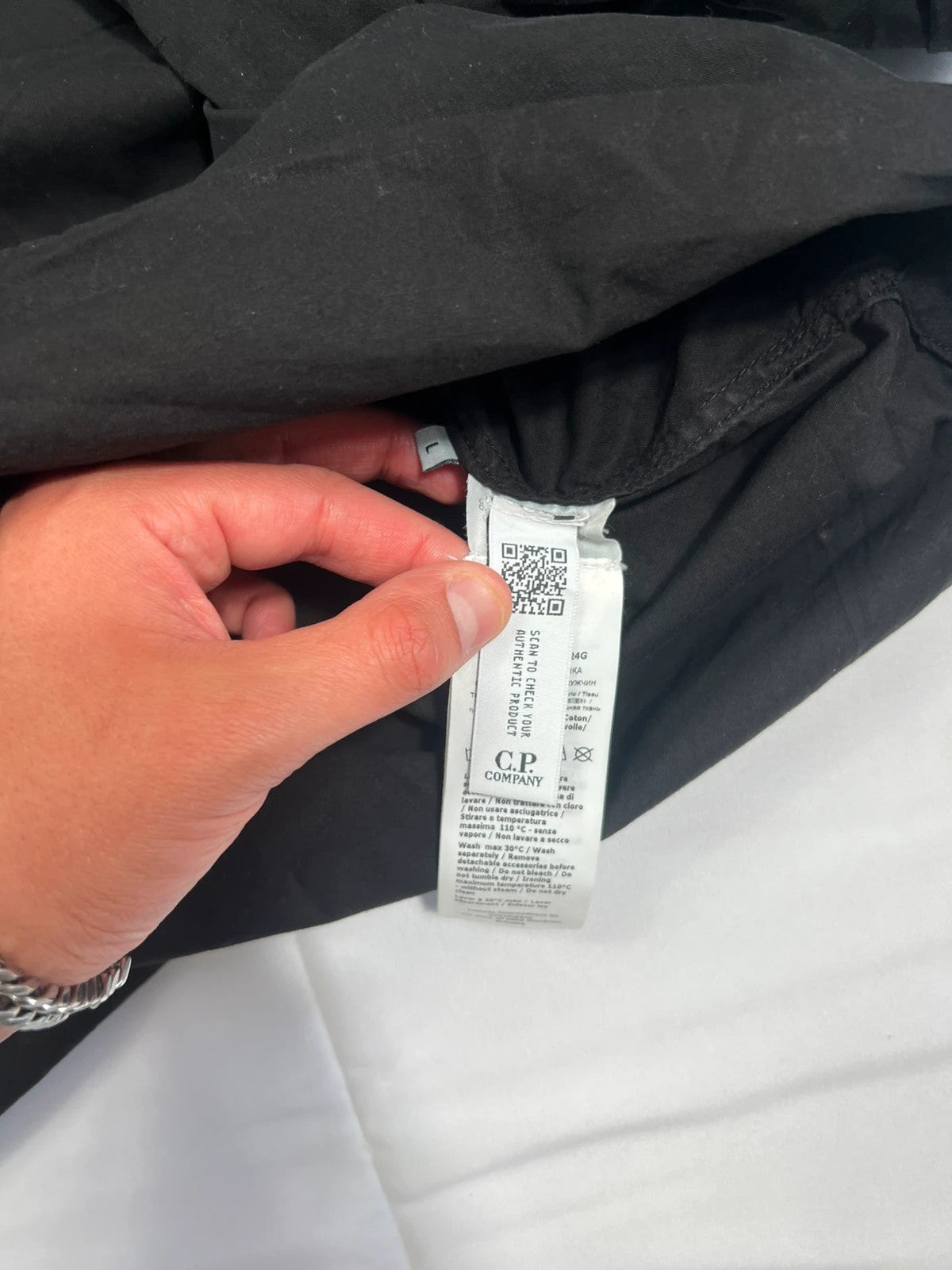 CP Company Black Over-shirt