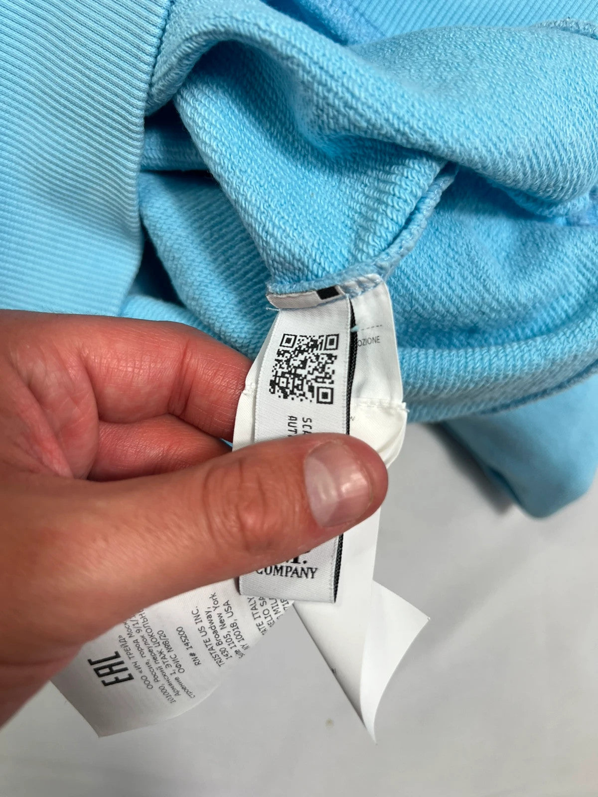 CP Company Baby Blue Sweatshirt Pullover