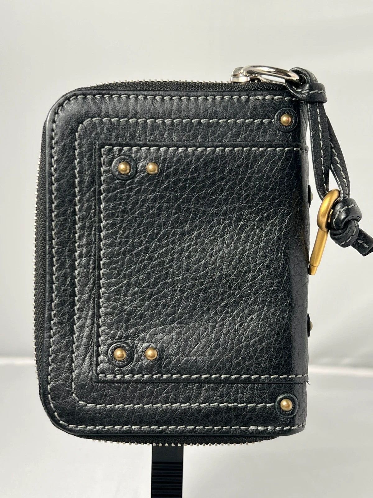 Chloe Paddington Purse Wallet Black Leather
