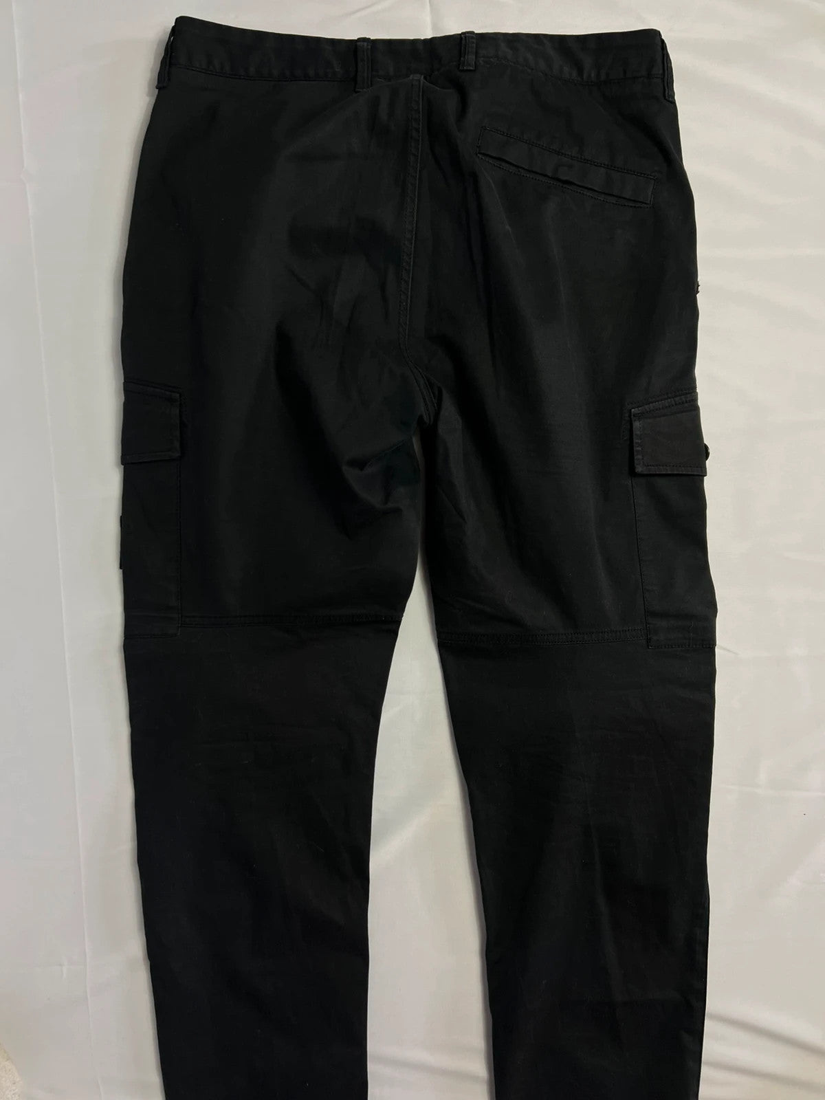 Stone Island Straight Leg Cargos Black 32' Waist