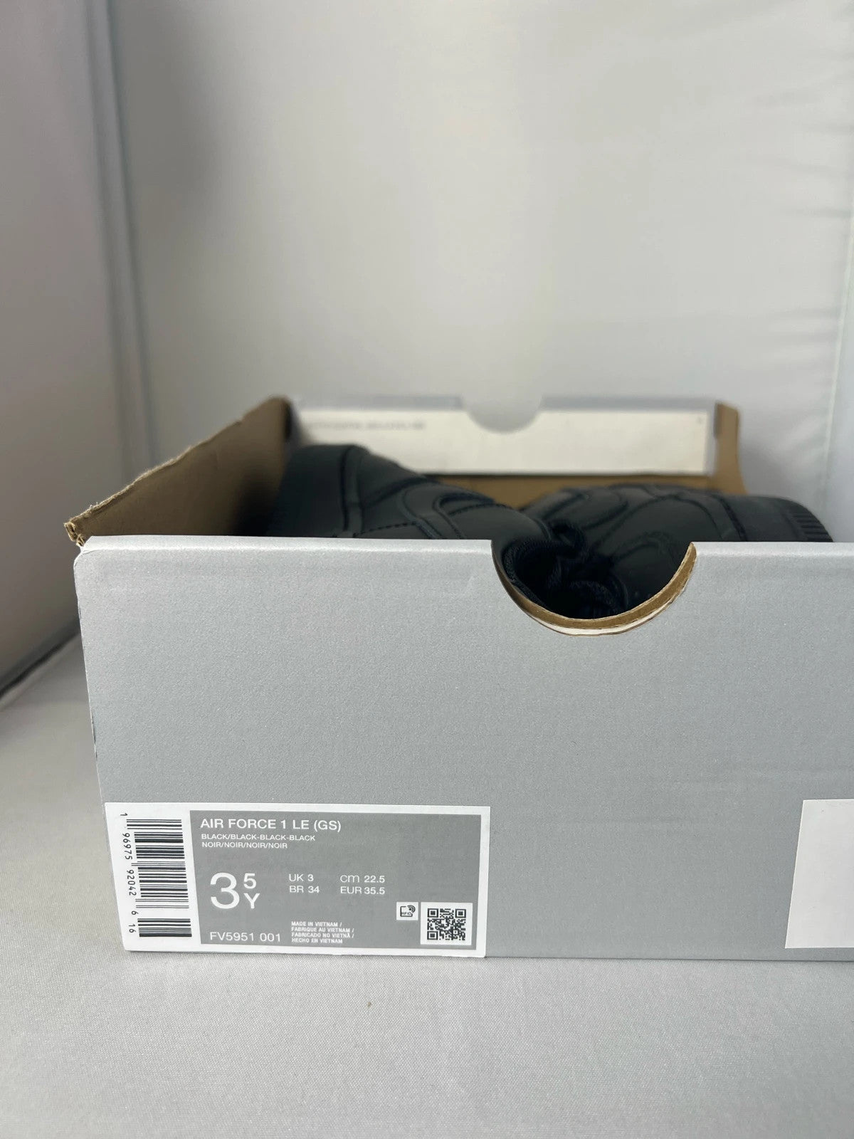 Nike Air Force 1 07’ Triple Black UK3