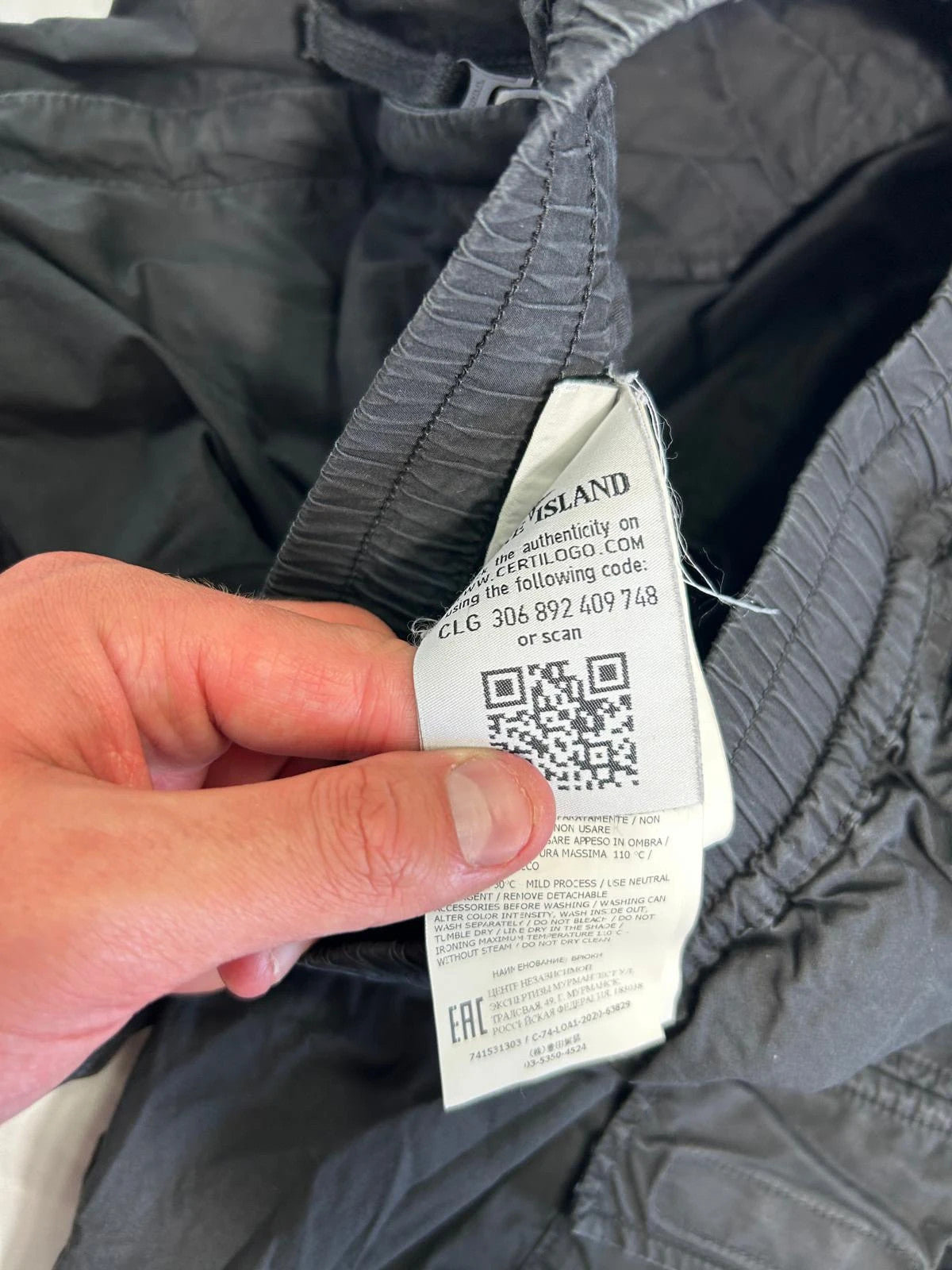 Stone Island Type RE-T Cargos Black 30W