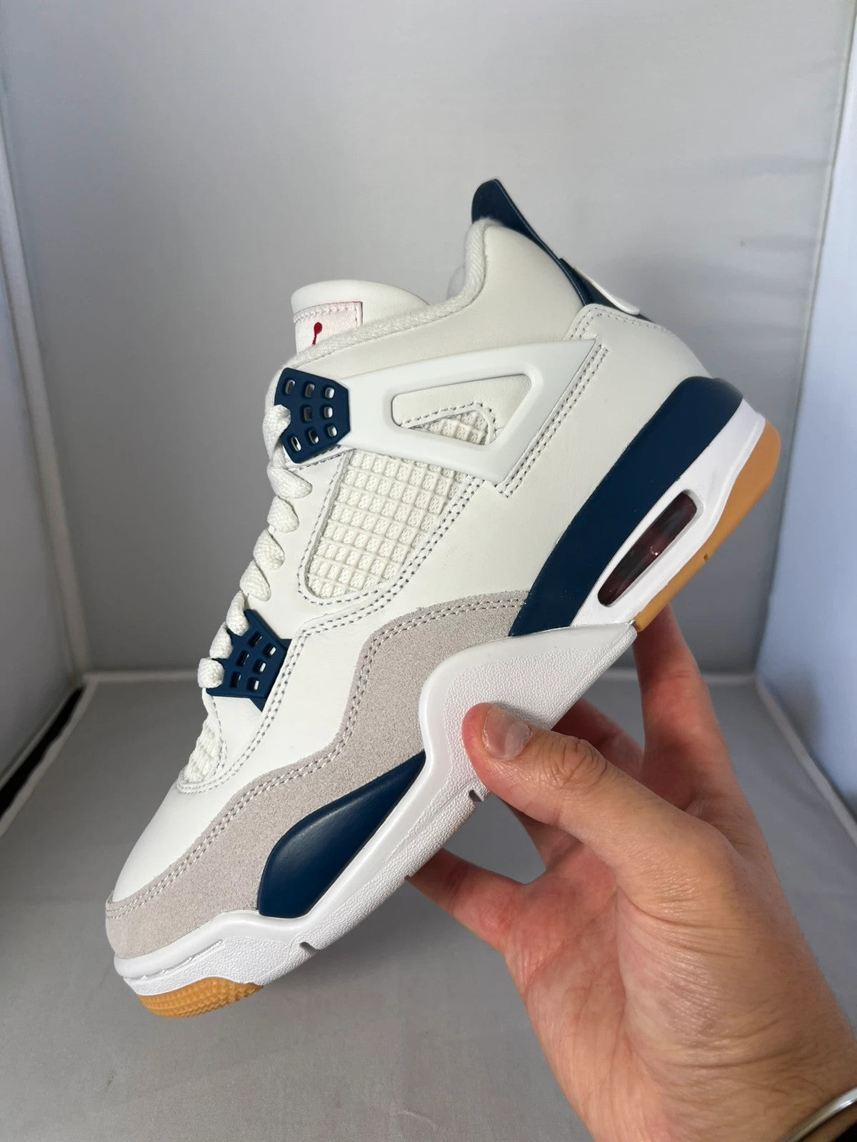 Nike Jordan 4 SB Summit White Navy UK5.5