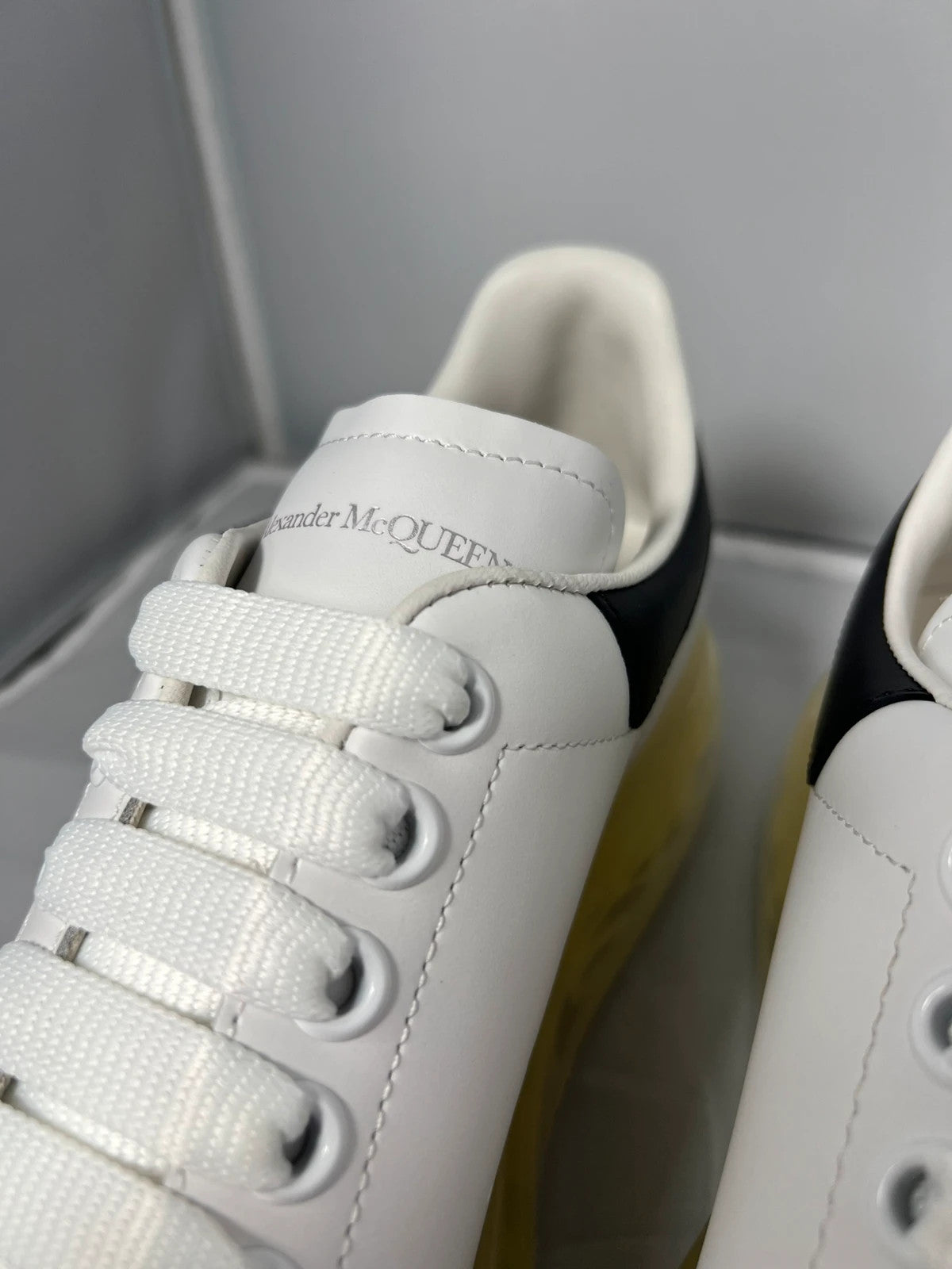 Alexander McQueen Women’s Platform Classic Trainer White/Black UK6