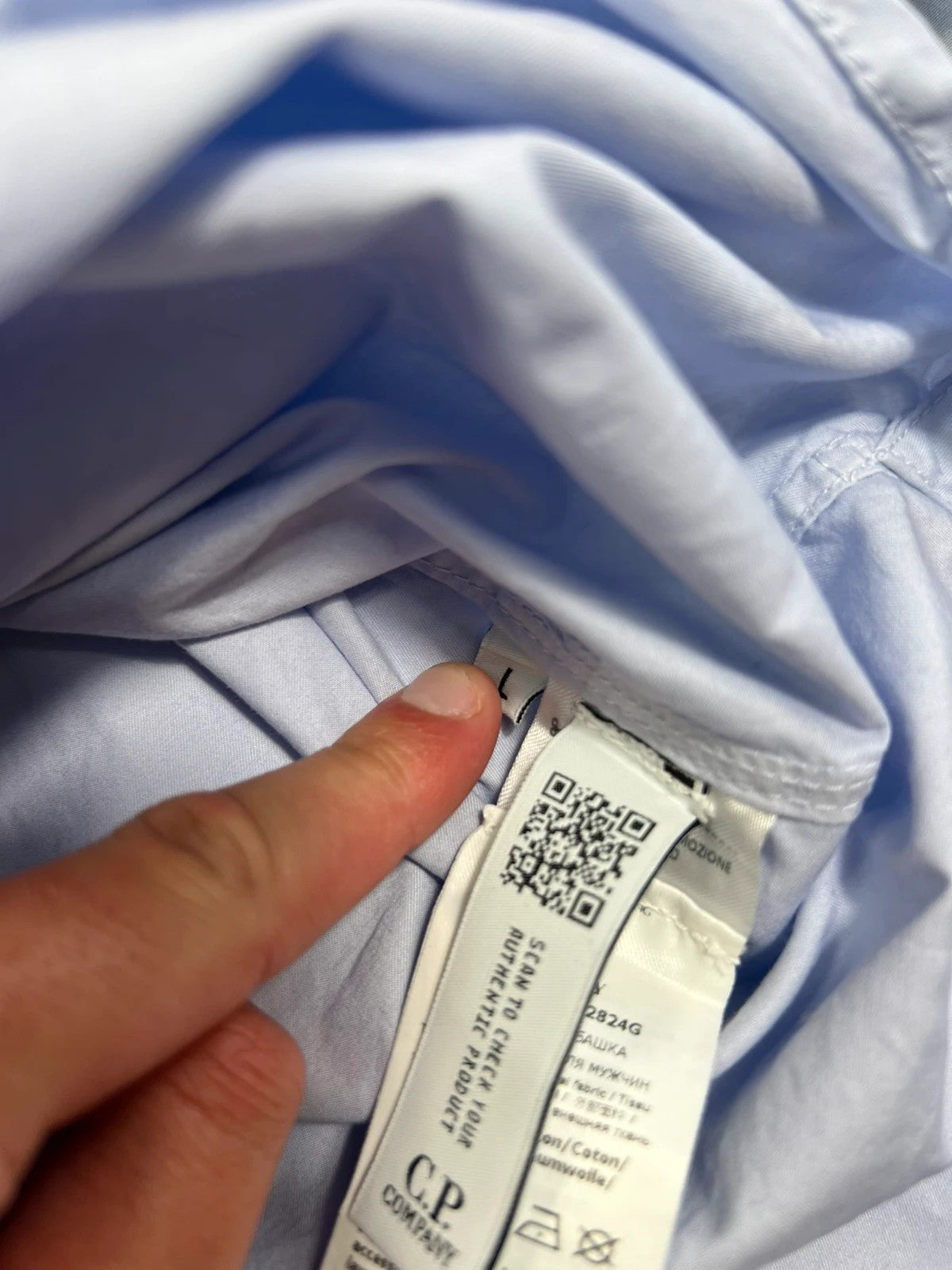 CP Company Baby Blue Overshirt Jacket