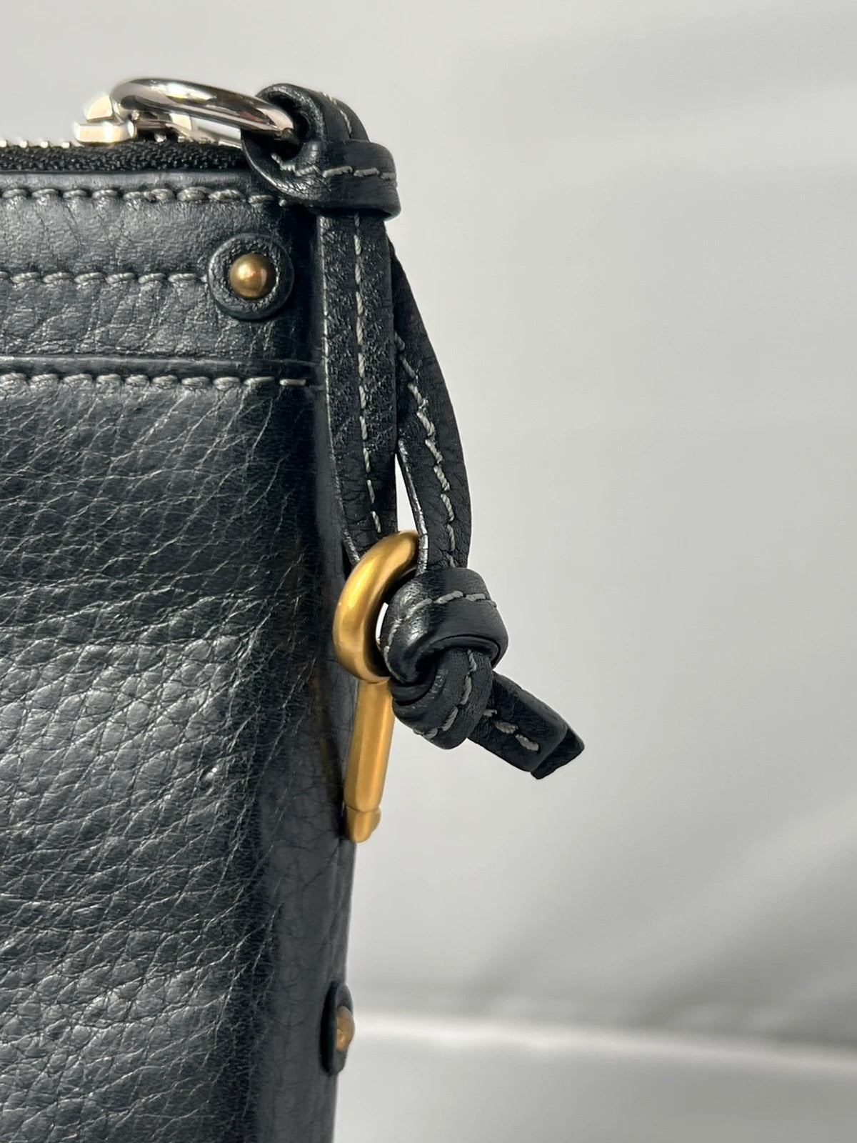 Chloe Paddington Purse Wallet Black Leather