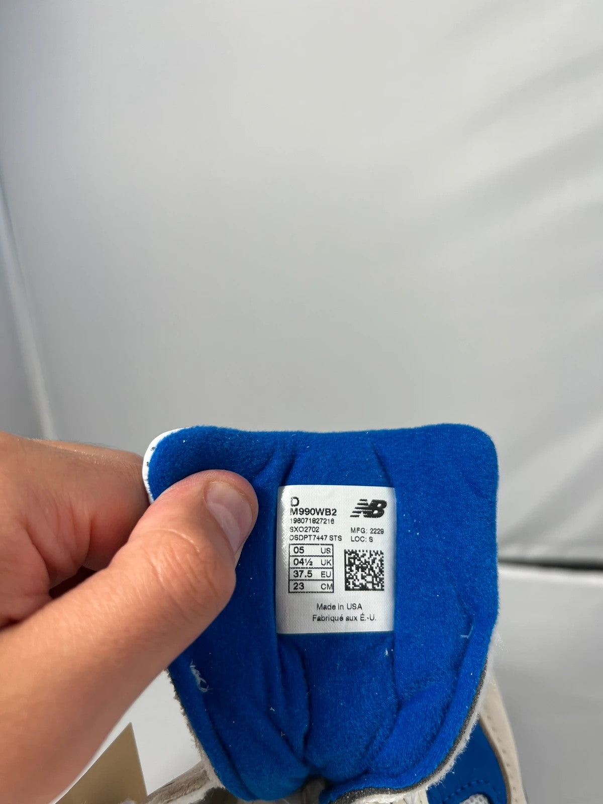 New Balance 990V2 Made In USA Trainers UK4.5