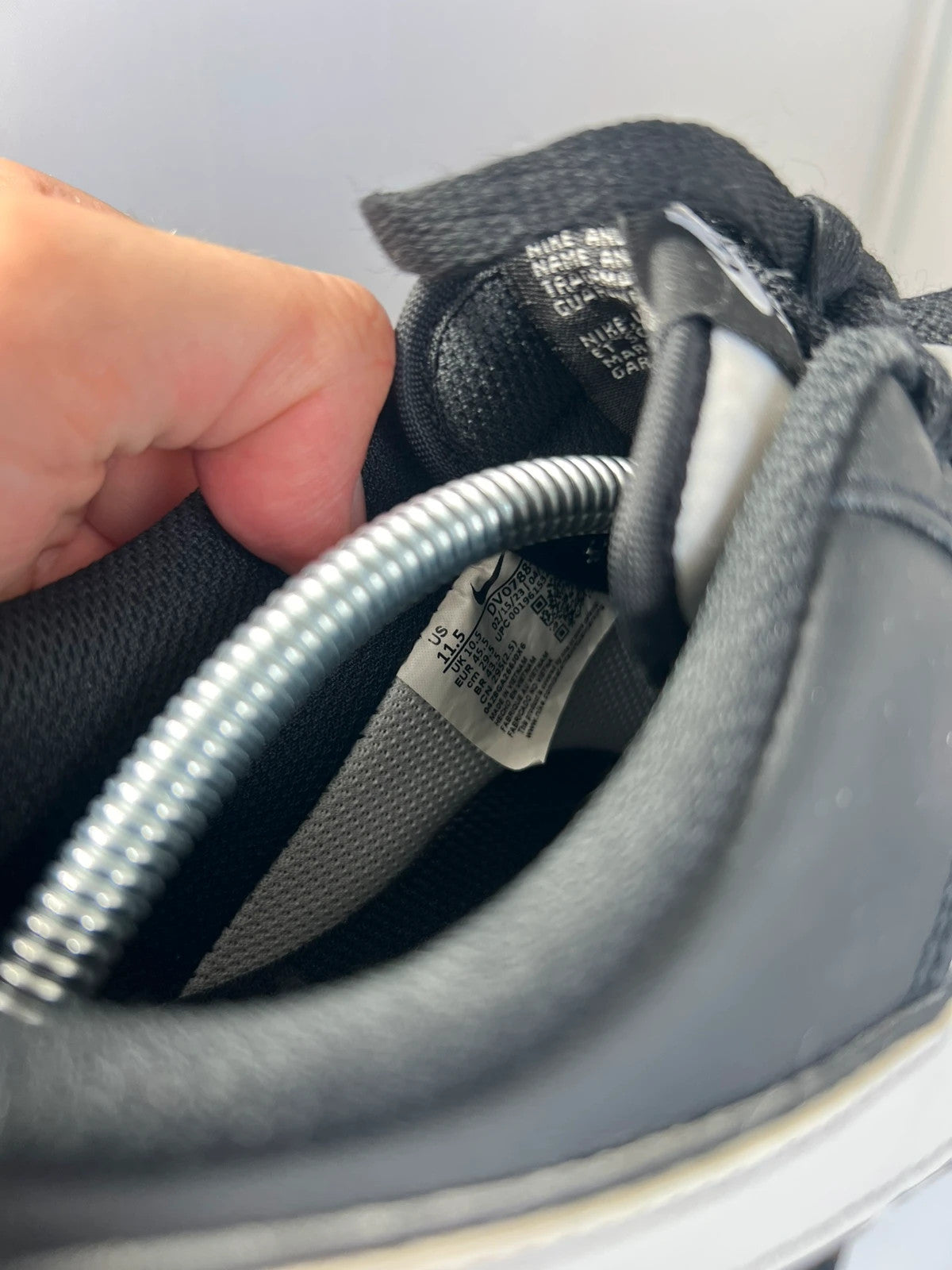 Nike Air Force 1 Hyper Turquoise / Black / White UK10.5