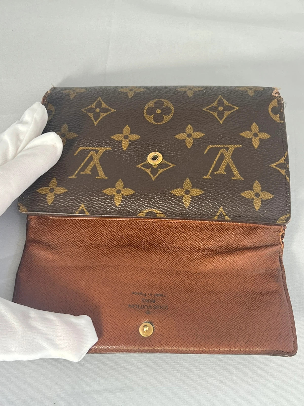 Louis Vuitton Alexandra Trifold Purse Monogram Vintage