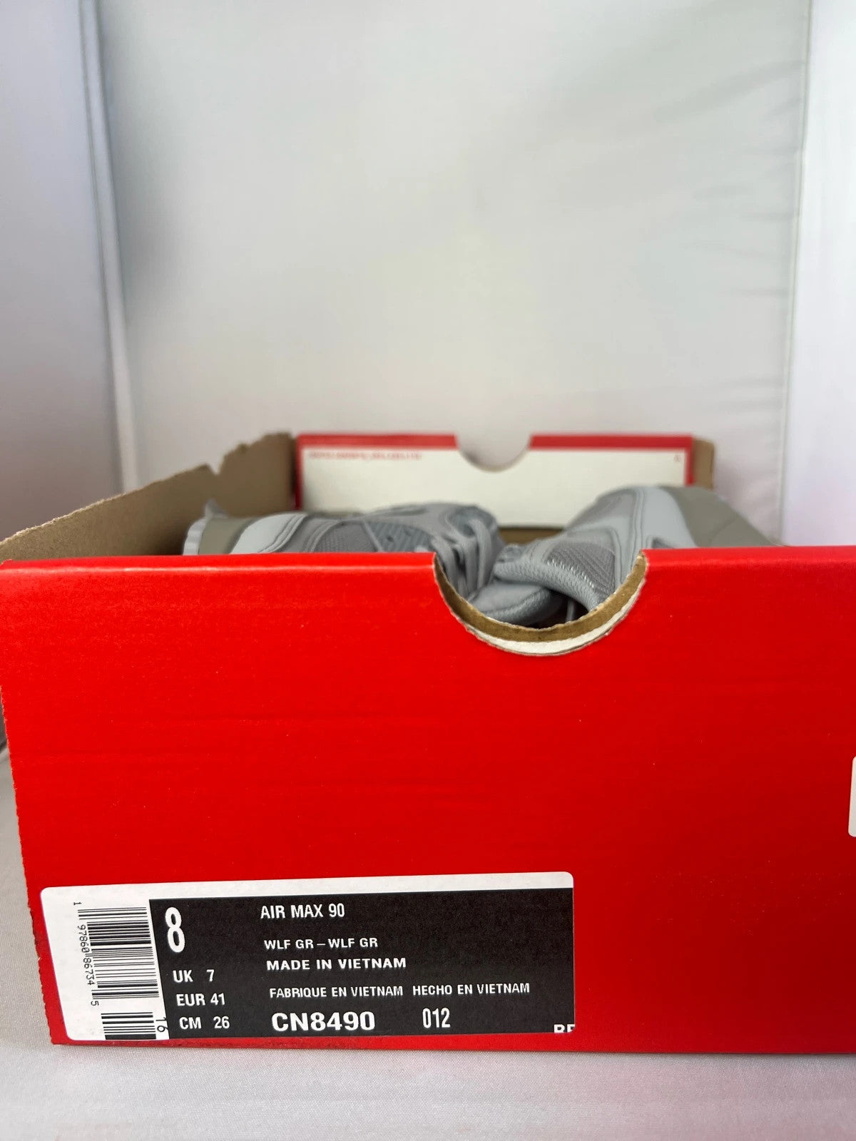 Nike Air Max 90 Wolf Grey UK7