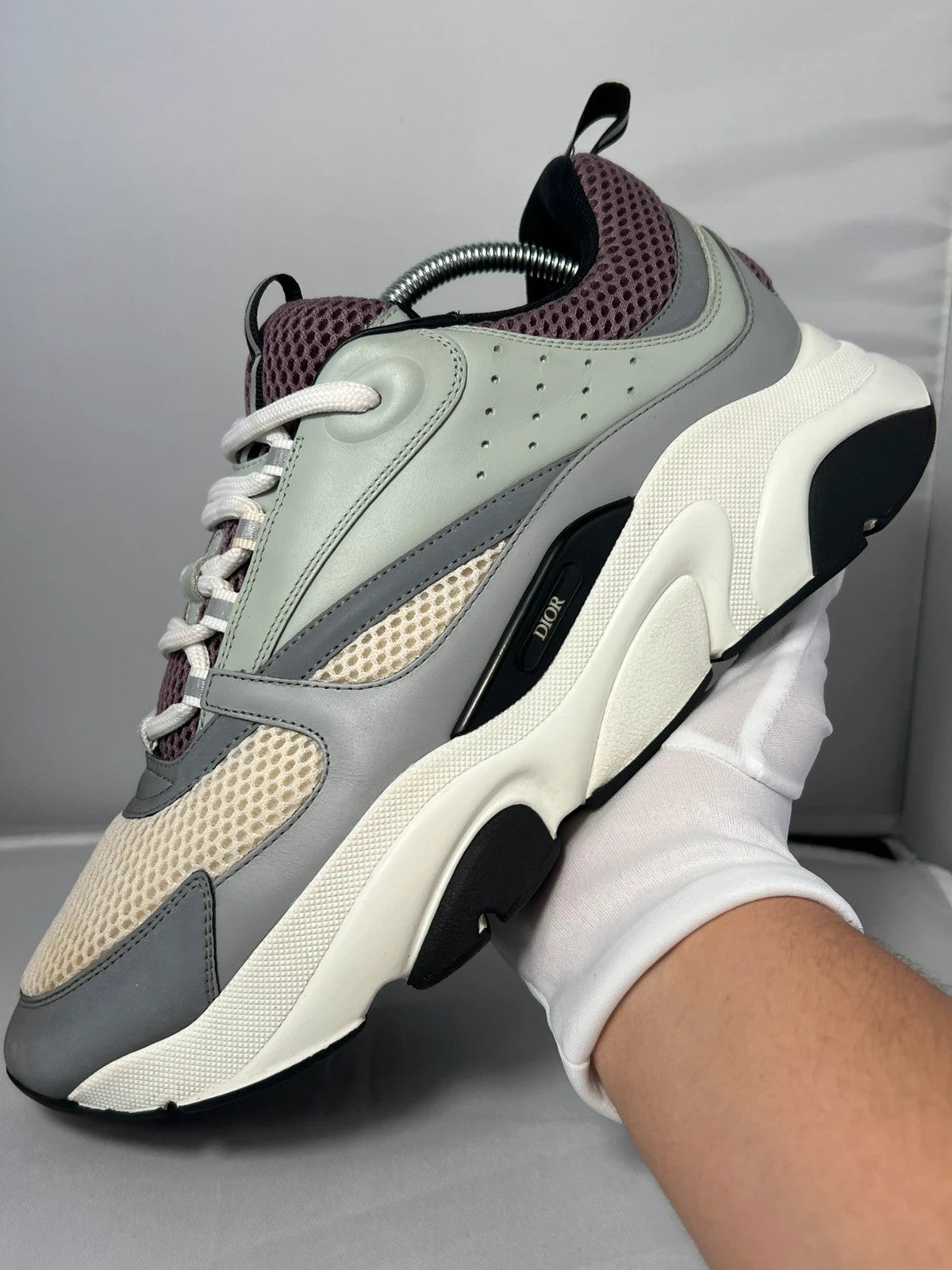 DIOR B22 Lavender/Lilac & White Trainer Runners UK11 EU45
