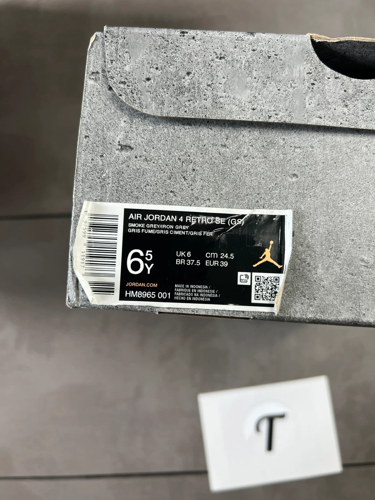 Nike Jordan 4 Wet Cement GS