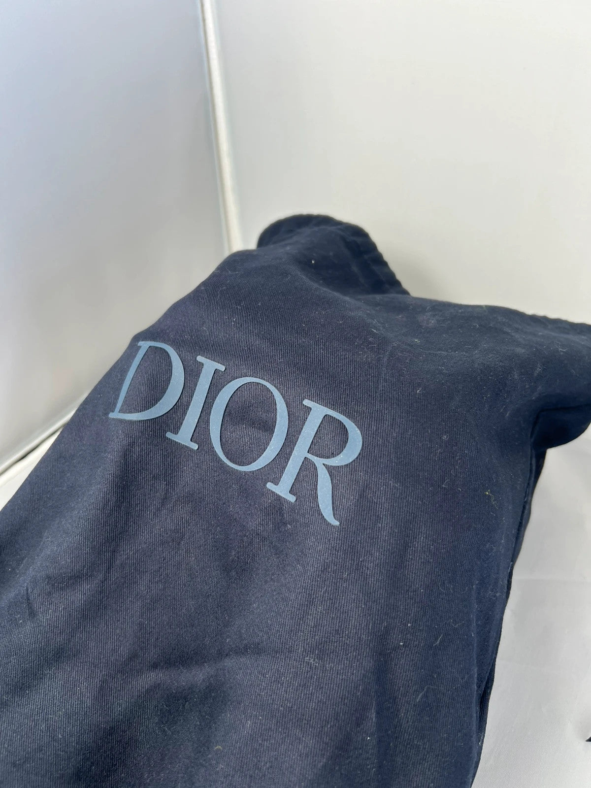 DIOR B22 Cream/White & Baby Blue Trainer Runners UK9 EU43