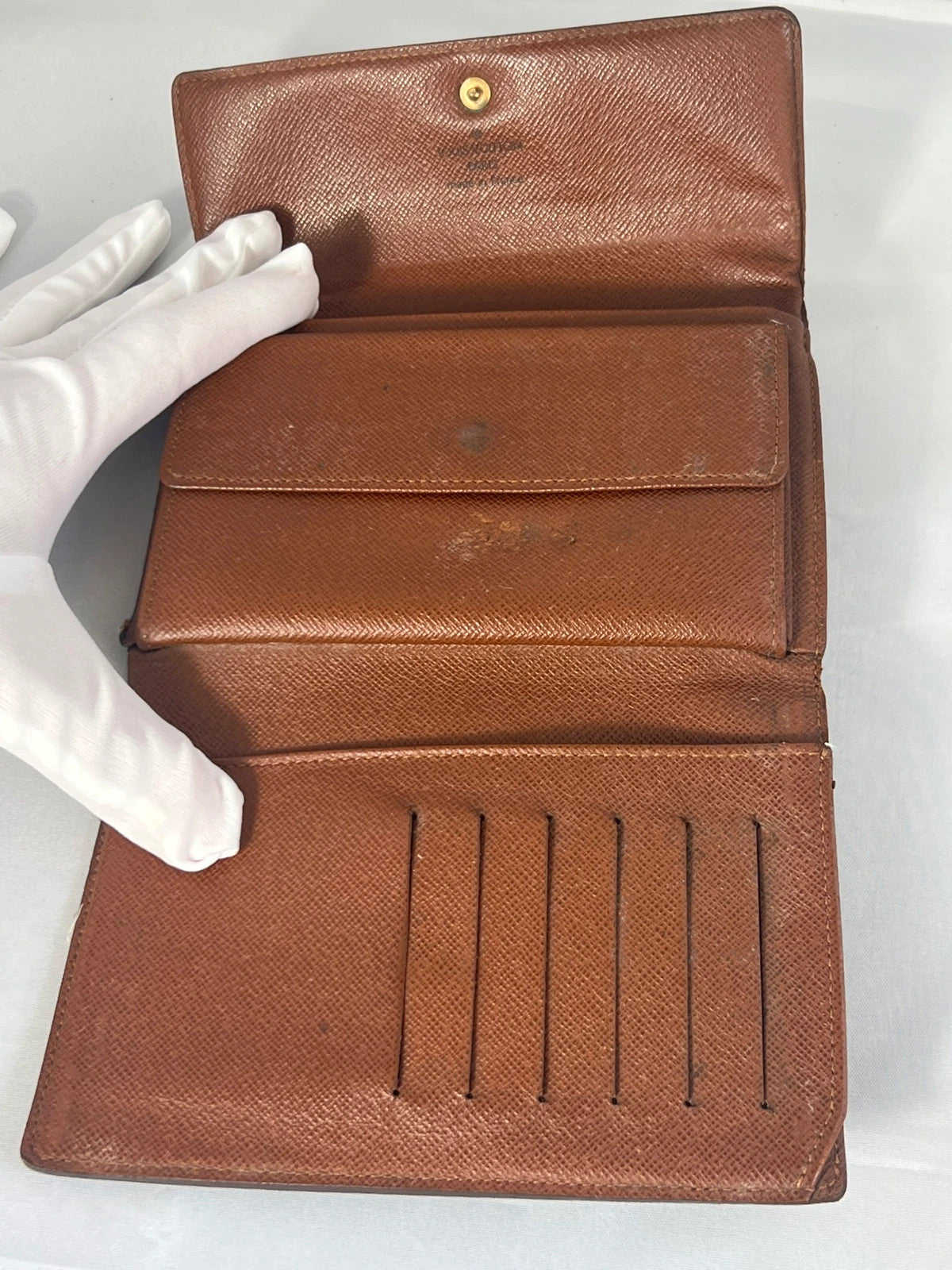 Louis Vuitton Alexandra Trifold Purse Monogram Vintage