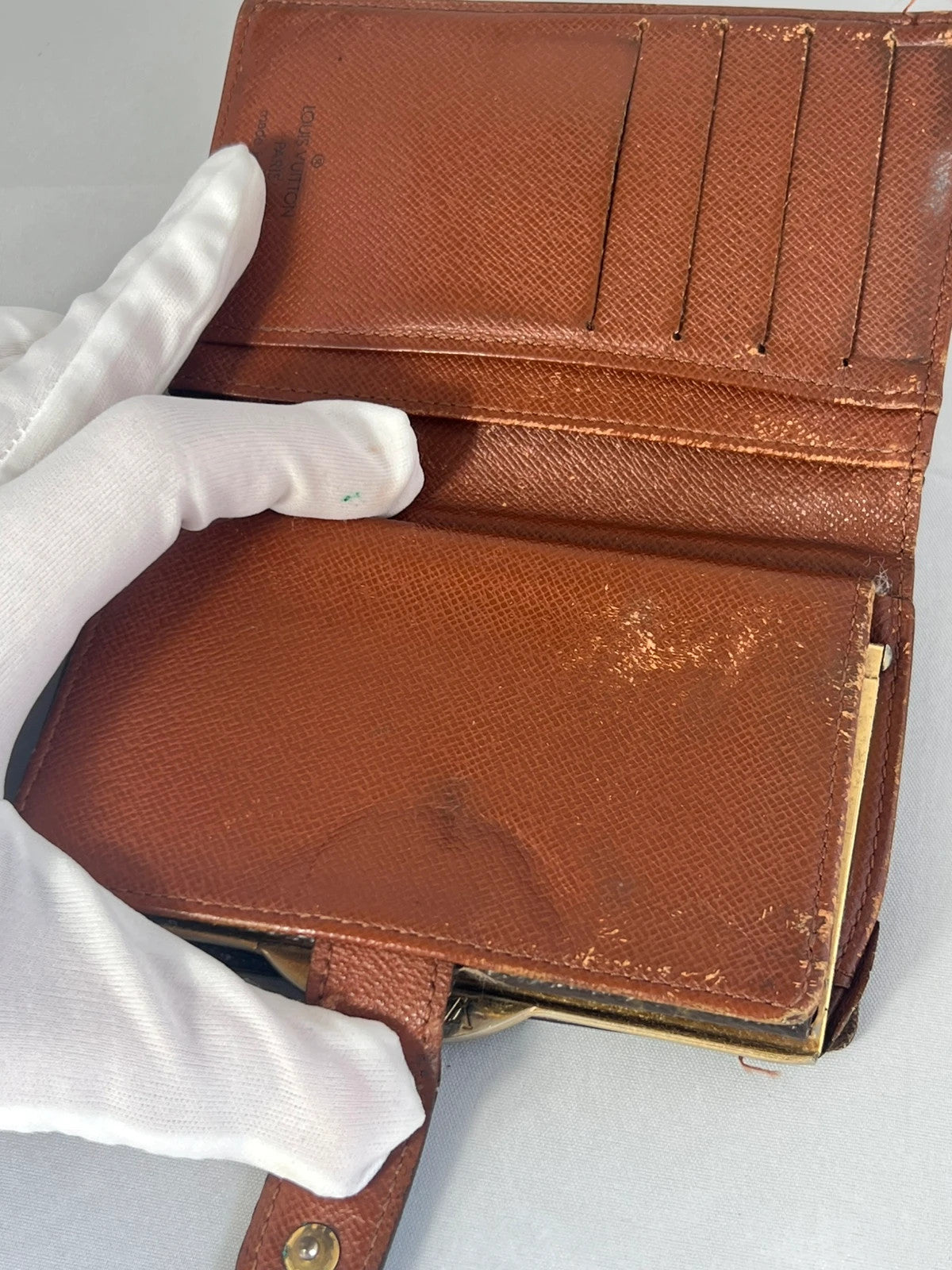 Louis Vuitton Monogram Porte Monnaie Purse Vintage