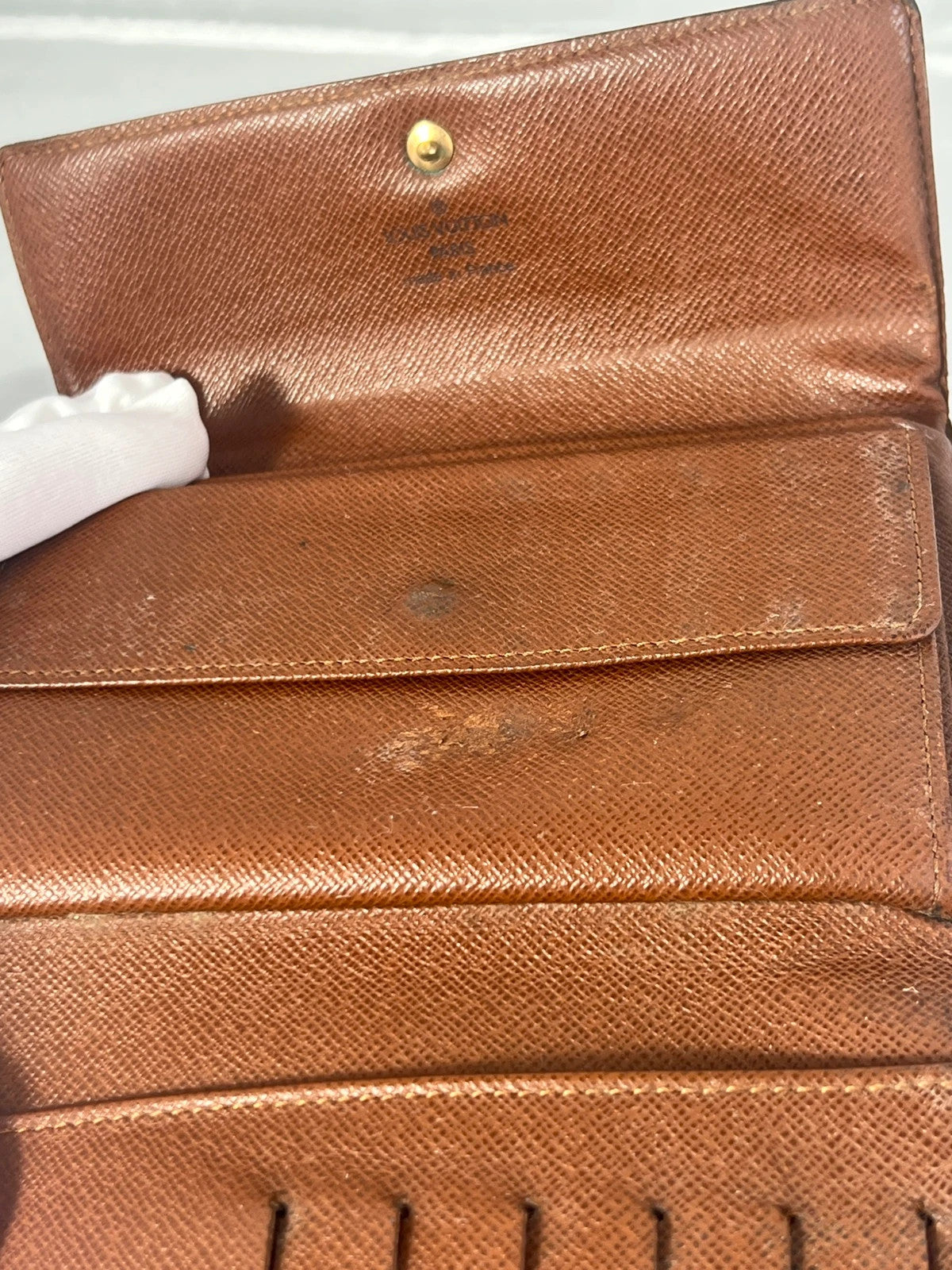 Louis Vuitton Alexandra Trifold Purse Monogram Vintage