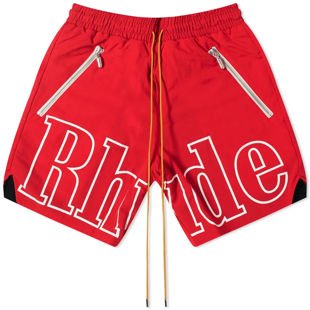 Rhude Basketball Shorts Red