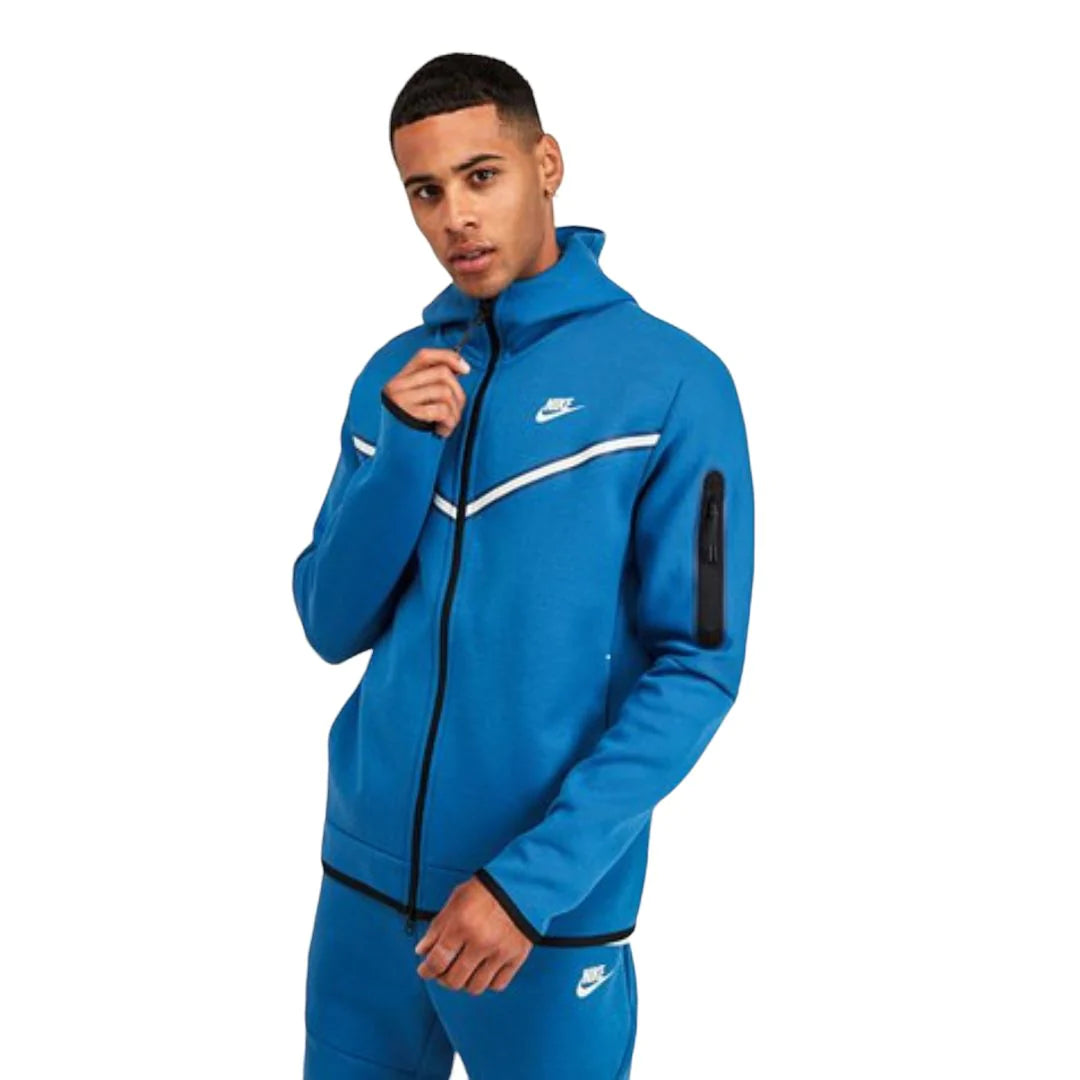 NIKE TECH FLEECE JACKET 'MARINA BLUE'